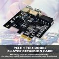 Pcie Riser Card Pci-e 1x to 16x 1 to 4 Usb 3.0 Riser for Btc Mining