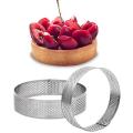 With Hole Stainless Steel Mousse Cake Ring Kitchen Baking Gadgets