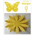Set Of 3 Metal Butterfly and Flower Wall Decor, for Home Garden Yard