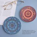 Coasters for Drinks, 8 Pcs Absorbent Stone Coasters for Wooden Table