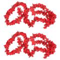 2m Artificial Hydrangea Garlands Of Flowers Wisteria V1820 Red