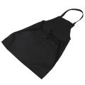 Unisex 2 Pocket Black Kitchen Apron Bib, One Size In Medium