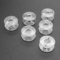 25 Clear Plastic Sewing Machine Bobbins Fits Singer Brother Toyota