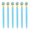 6 Pcs Metallic Ballpoint Pens for Students Teachers Office (blue)