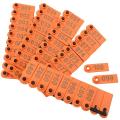 100 Plastic Cattle Cattle Ear Tag 1-100 Tag and 1 Ear Tag Labeler