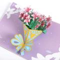 Lily Popup Cards Birthday, Mothers Day Cards, Thank You Card
