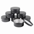 12 Pack Round Aluminum Cans with Lids for Candies, Candle Making