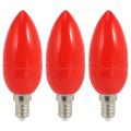 Led Candle Light Bulbs Red Fortune Lamp God Lights Energy Saving,e14