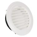 8 Inch Round Air Vent Abs Louver Grille Cover White Soffit Vent