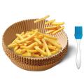 Air Fryer Parchment Paper with Silicone Brush Non-slip Air Fryer