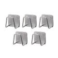 5pcs Kitchen Stainless Steel Sponges Drain Drying Rack Kitchen Sink-a