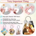 Sublimation Keychain Blank Product,keyrings for Diy Keychain,tag