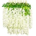 12pcs Wisteria Artificial Flower,for Wedding Party Wall Decoration B