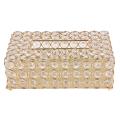 Crystal Facial Tissue Box Holder Crystal Square Napkin Dispenser