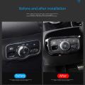 For Benz W247 2020 2021 Car Headlight Switch Button Cover Stickers