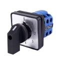 3x 8 Terminals 5 Positions Master Control Rotary Switch Black+blue