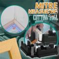 2-in-1 Mitre Measuring Cutting Tool Angles Miter Saw Protractor Tool