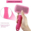 Self Cleaning Slicker Brush for Dogs and Cats,pet Grooming Tool