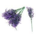 Artificial Lavender Flowers Outdoor Fake Flowers Plants-purple