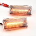 2pcs Clear Dynamic Flowing Led Side Marker Light Turn Signal
