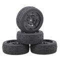 4pcs for Rc 1/10car Tires Wheel Hub 12mm for 1:10hsp Rc On Road C