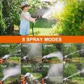 Garden Hose Nozzle, Water Hose Sprayer with 8 Watering Spray Patterns