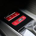 4pcs for Toyota Harrier Venza Gear Handbrake Button Sticker,red