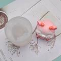 Candle Mold, Cartoon Cute Little Deer Silicone Mold, (7.3x6.5cm)