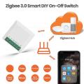 Zigbee3.0 Smart Diy Breaker Relay Switch On Off Tuya Smart Life