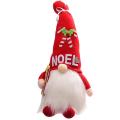 Christmas Decorations with Lights Old Man Doll Ornaments Dwarf Doll A