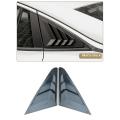 Rear Side Window Louvers,for Mg 5 Mg5 2021 Car, Matte Black Style