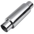 2.5 Inch Inlet Performance Muffler Stainless Steel 11.5 Inch