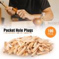 Solid Wood Pocket Hole Plugs Wood Pine for Pocket Hole Jig