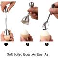 Stainless Steel Eggs Separator,4 Spoons,4 Cups,1 Shells Remover