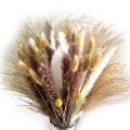 66pcs Dried Pampas Grass Decor Wedding Diy Bohemian Bouquet for Home