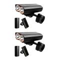 Giyo 2x Bicycle Front Light 2400lm Headlight T6 Leds Flashlight