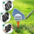 8pcs Golf Ball Markers Lined Ball Marker Clip with 4 Golf Marker Pens