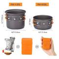 Portable Backpacking Stove,ultralight Camp Stove with Piezo Ignition