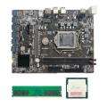 B250c Btc Miner Motherboard with G3900 Cpu+ddr4 4gb 2666mhz Ram