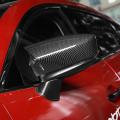 Carbon Fiber Rear View Mirror Case Cover for Mazda 3 Axela 2017-2019