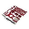 Upgrade Kit Pull Rod Swing Arm for Wltoys 104001 1/10 Rc Car,red
