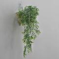 2 Pack Hanging Artificial Plants Bamboo Faux Hanging Bamboo Leaves