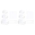 Acrylic Round Cake Disk Set-with Center Hole - 2 Comb Scrapers