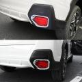 For Subaru Xv Crosstrek 17-19 Chrome Rear Fog Lamp Cover Bumper Trim