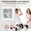 Room Thermometer Hygrometer, Large Display Palm-sized Humidity Meter