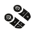 Car Steering Wheel Button Cover for Land Rover Discovery 5 2017-19(a)
