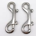 Stainless Steel Diving Double End Bolt Snap Hook Clips,115mm-304