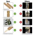 2 Moss Poles with 100 Reusable Twist Ties-suitable for Plants