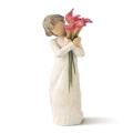 Bouquet Boys Miniature Statues Home Decorations Resin Crafts Gift