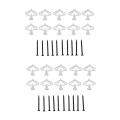 10 Piece 3.5 X 50 Aircraft Expansion Wall Curtain Screw Anchor